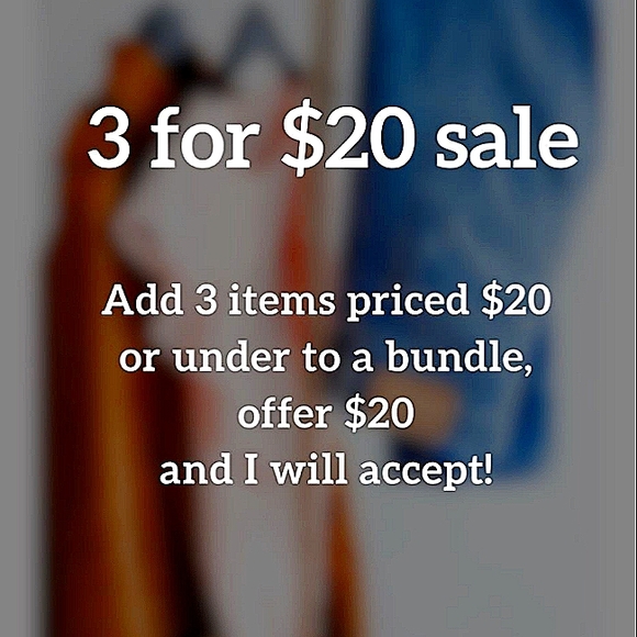 Other - 🍄3/$20 SALE!!🍄 ANYTHING 🍄$20 and below 🍄